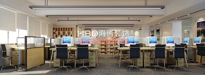 凡拓數碼科技辦公室裝修設計 辦公區(qū)設計